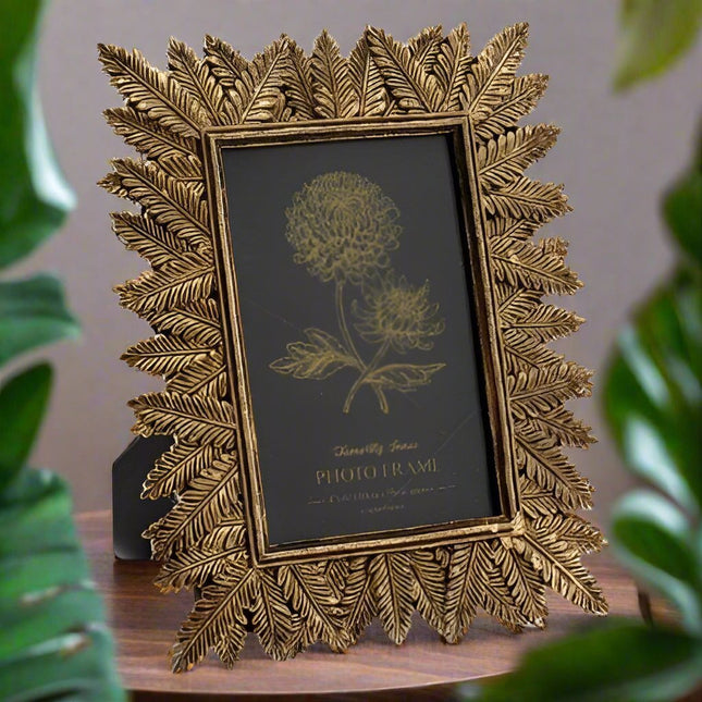 Gold Leaf Photo Frame 6x4 (15x10cm)FramesBoho Photo