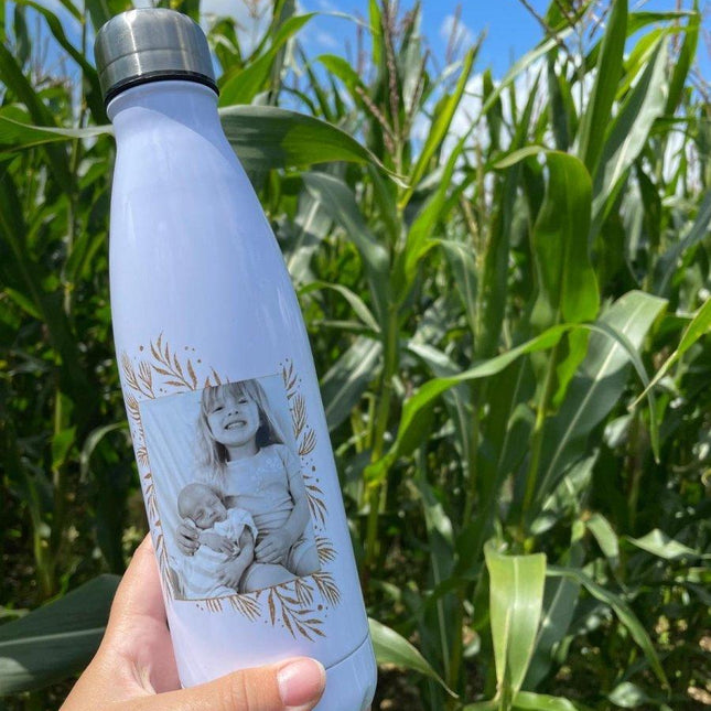 Gold Leaf Photo - Reusable Water Bottle - Boho Photo