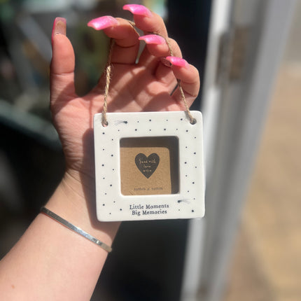 Send With Love 'Little Moments' Mini Ceramic Photo Frame