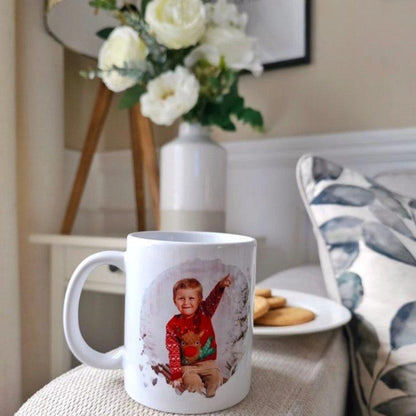 Merry Christmas - Personalised Photo Mug - Boho Photo