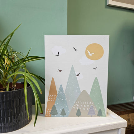 Mountain And Sun Photo Album - 200 - 6x46x4 Photo AlbumsBoho Photo