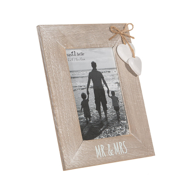 Mr and Mrs Heart Frame6x4 FrameBoho Photo