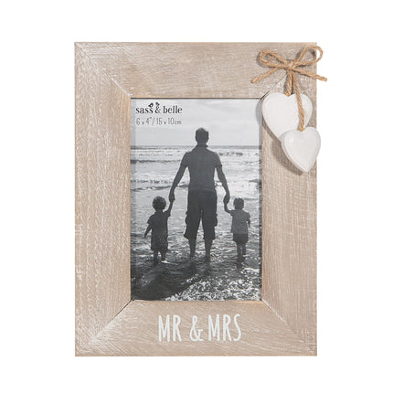Mr and Mrs Heart Frame6x4 FrameBoho Photo