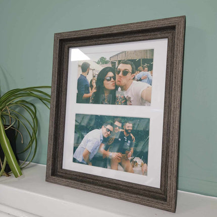 Multi Aperture Mounts - White - 10x8 for image size 6x4 (x2)Multi Aperture FrameBoho Photo