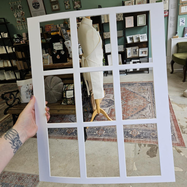 Multi Aperture Mounts - White - 20x16 for image size 6x4 (x9)Multi Ap MountBoho Photo