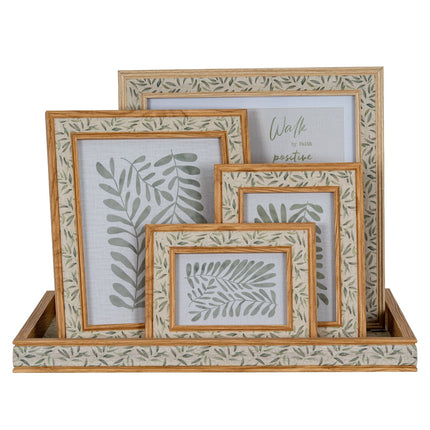 Olive Leaf Multi Aperture Photo FrameMulti Aperture FrameBoho Photo