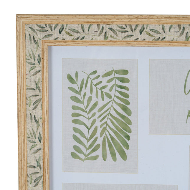 Olive Leaf Multi Aperture Photo FrameMulti Aperture FrameBoho Photo