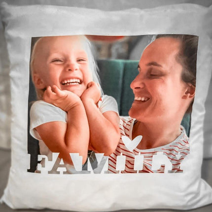 Personalised Photo Cushion - FAMILY designPhoto GiftsBoho Photo