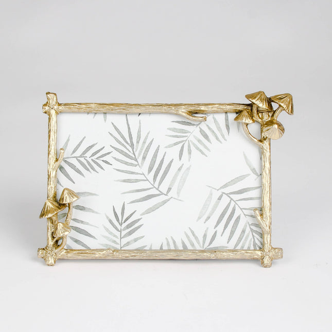 Photo Frame with Gold Mushrooms Landscape6x4 FrameBoho Photo