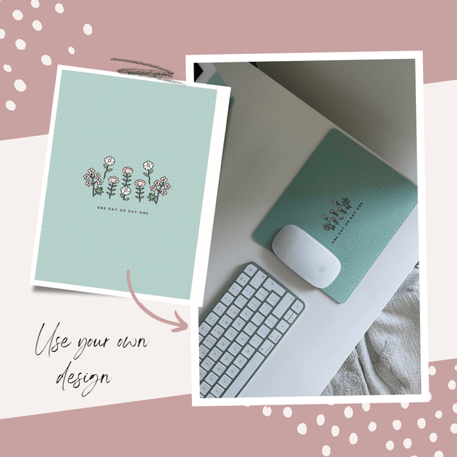 Photo Mouse Mat (text optional)Photo GiftsBoho Photo