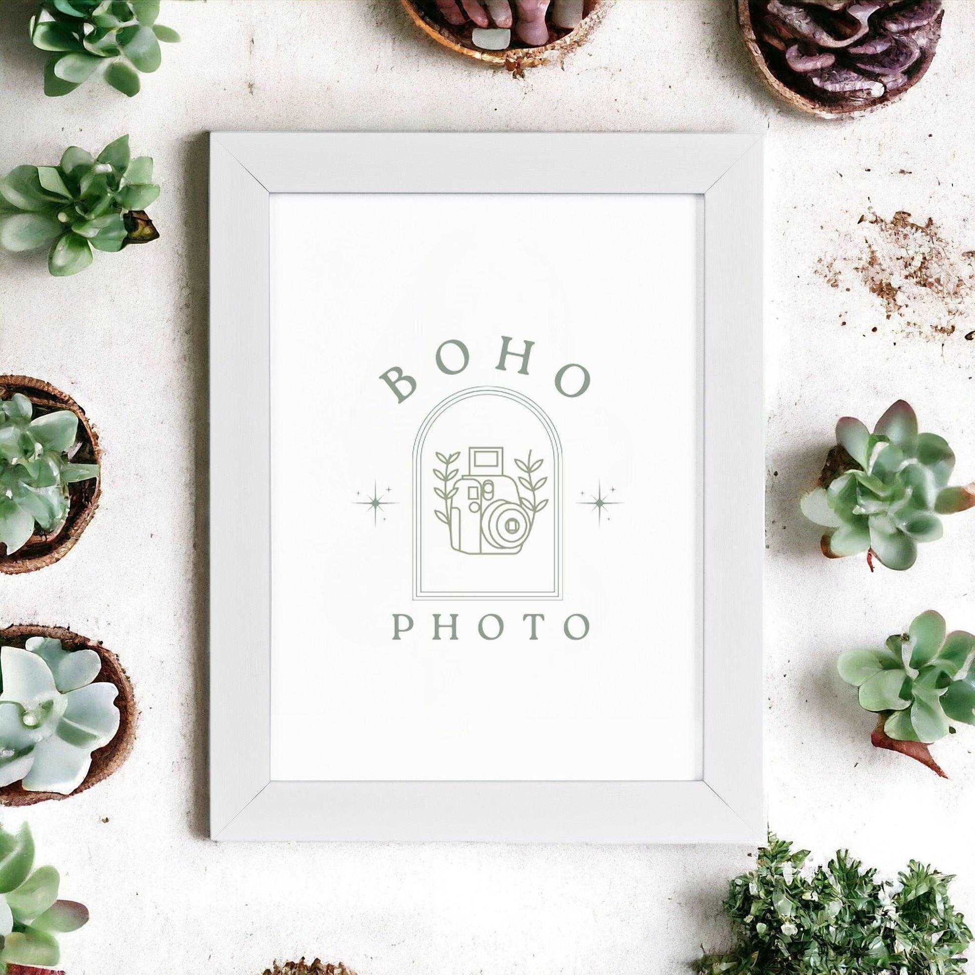 Everest White - Plain White Frame - Various Sizes - Boho Photo