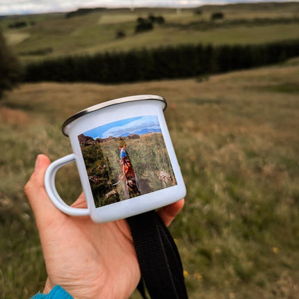 Rectangle Photo - Personalised Camping CupPhoto GiftsBoho Photo