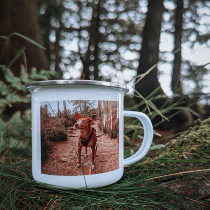 Rectangle Photo - Personalised Camping CupPhoto GiftsBoho Photo
