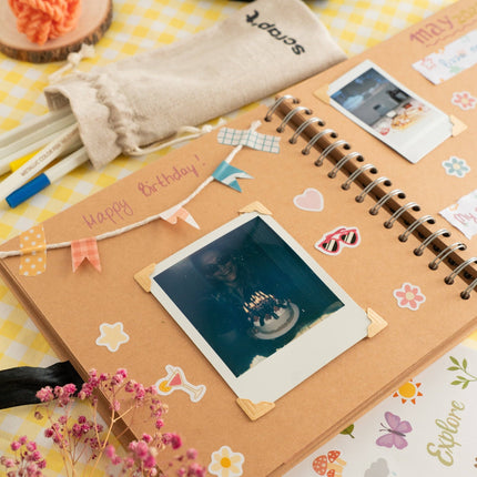 Scrapbook Album: 8 x 8 InchPhoto AlbumsBoho Photo