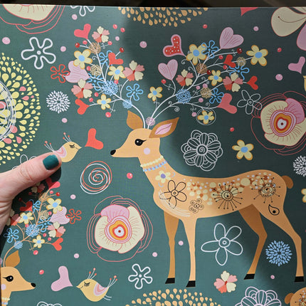 Self Adhesive Floral Deer Photo AlbumPhoto AlbumsBoho Photo