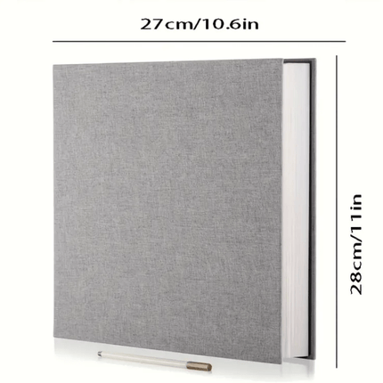 Self Adhesive Scrapbook Album 32 Pages Linen CoverPhoto AlbumsBoho Photo