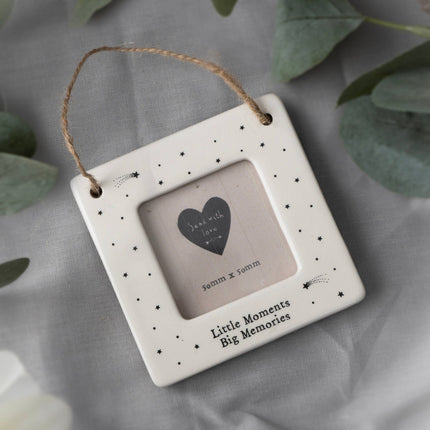 Send With Love 'Little Moments' Mini Ceramic Photo FrameMini Hanging FramesBoho Photo