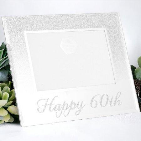 Silver Glitter Milestone Frame - 21st, 30th, 50th, 60th - Boho Photo