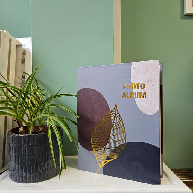 Stamping Leaf Photo Album - 200 - 6x46x4 Photo AlbumsBoho Photo