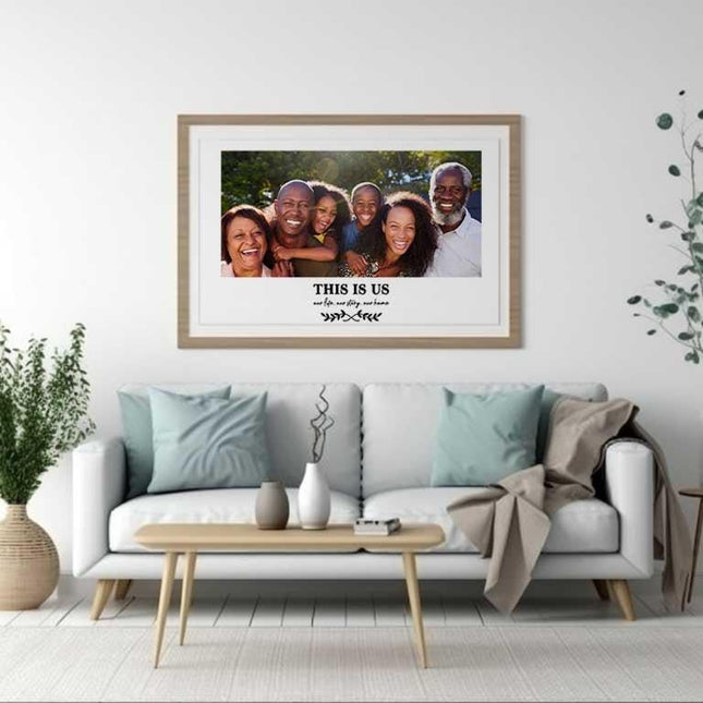This is Us - Photo PosterPrintingBoho Photo