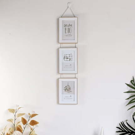 Triple Hanging Photo Frame - 6x4in - 10x15cmHanging FramesBoho Photo