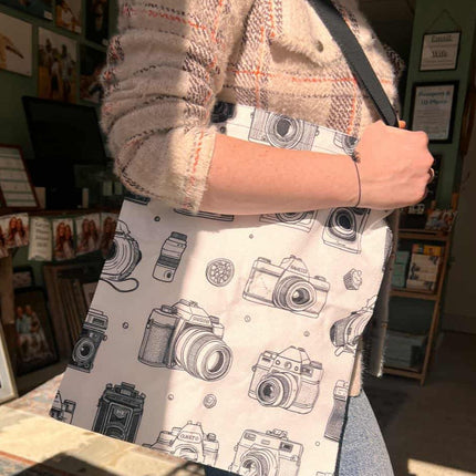 Vintage Camera Tote BagTote BagBoho Photo