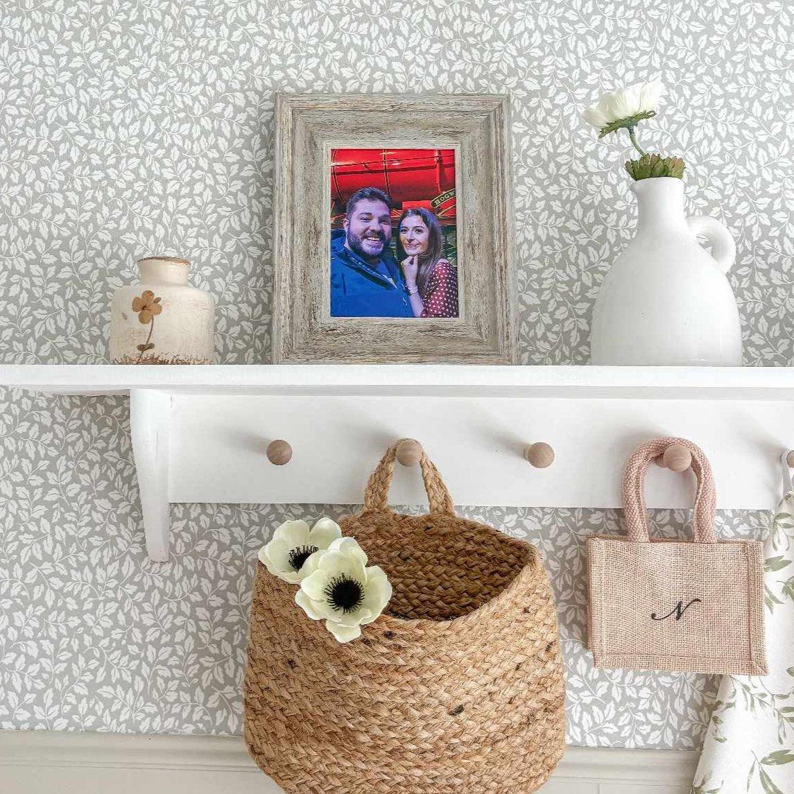 Washed Wooden Frame - 6x4in - 15x10cm - Boho Photo