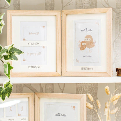 Woodland Baby Scan Multi Photo Frame - Boho Photo