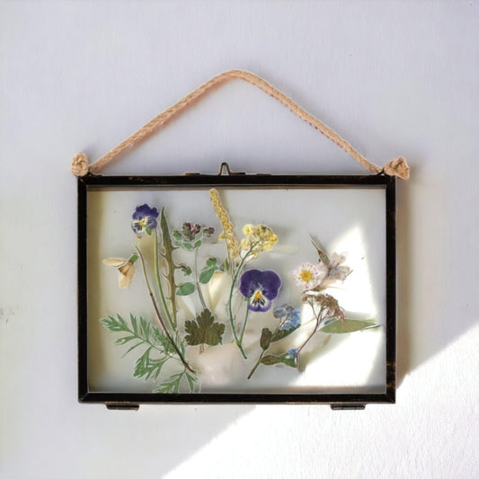 Glass Hanging Frame - Various Sizes - Boho Photo