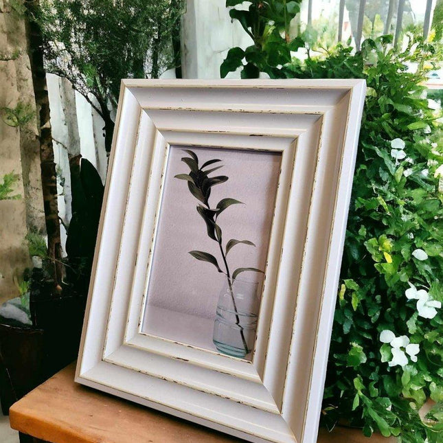 Antique Wooden Inspired Photo Frame - 6x4in (15x10cm) - Boho Photo