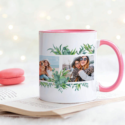 Botanical - Personalised Photo Mug - Boho Photo