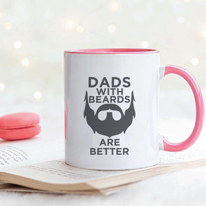 Dads with Beards - Personalised Photo Mug - Boho Photo