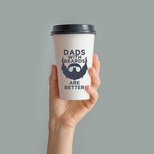 Dads with Beards - Travel Mug GiftTravel Coffee MugBoho Photo