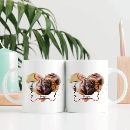 Dog & Bone - Personalised Photo Mug - Boho Photo