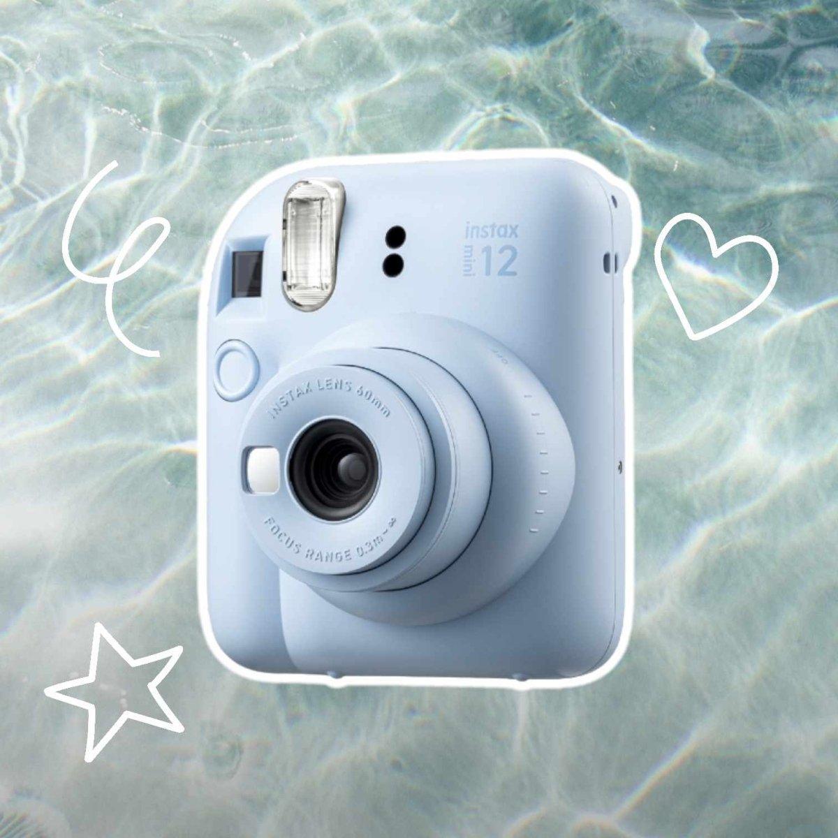 FujiFilm Instax Mini 12 Instant Camera - Blue- Perfect for Weddings and Parties - Boho Photo