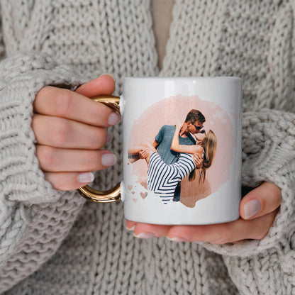 Love Hearts - Personalised Photo Mug - Boho Photo