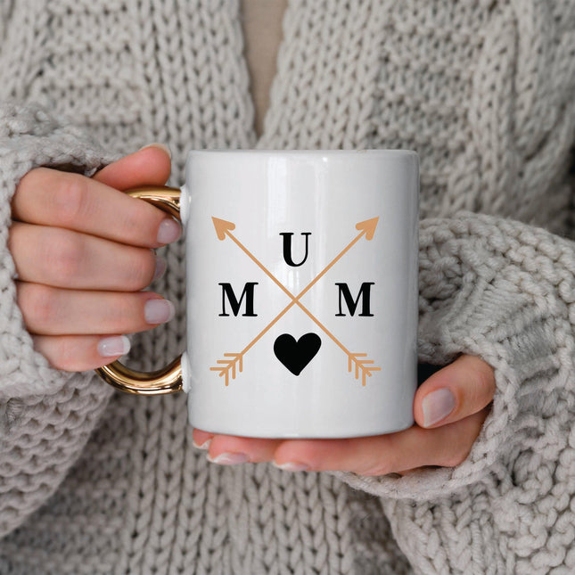 Mum Arrows - Personalised Photo Mug - Boho Photo