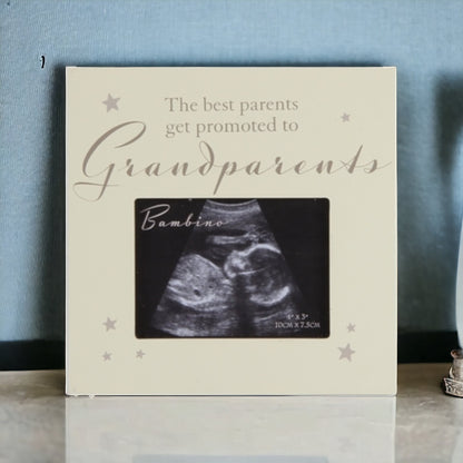 Promoted to Grandparents 4x3inch FrameBoho Photo