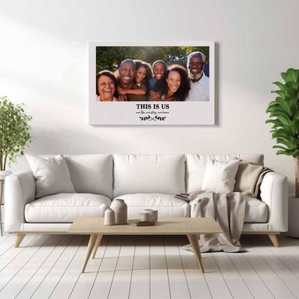 This is Us - Photo Canvas - Boho Photo