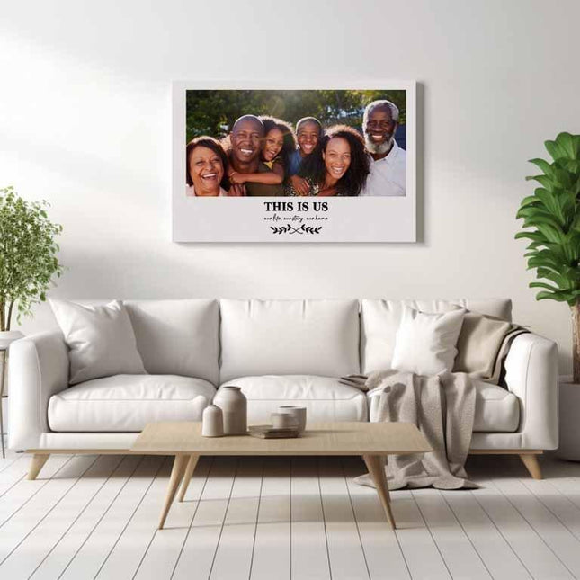 This is Us - Photo Canvas - Boho Photo
